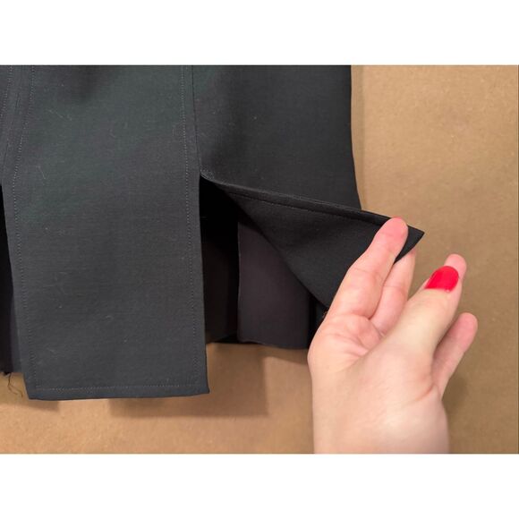 Akris Wool Kick Pleat Skirt - Picture 3 of 7